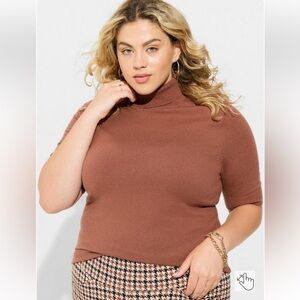 New Torrid 4x Knit Everyday Soft Turtleneck Sweater